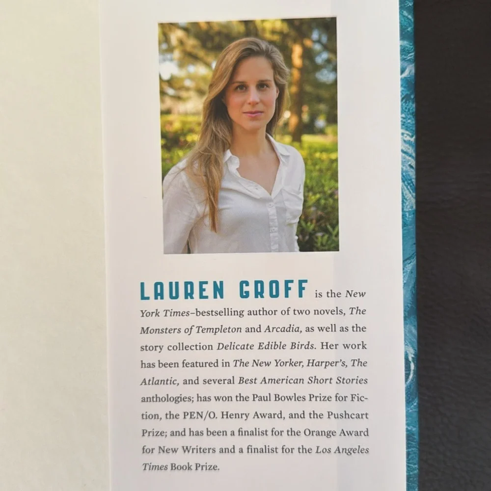 “Fates and Furies” by Lauren Groff Hardcover Novel NY Times Bestselling Author